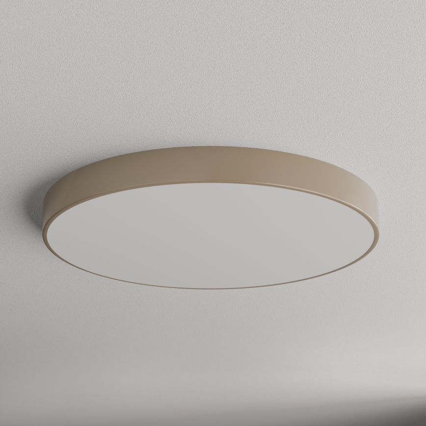 Brilagi - Iluminação de teto com sensor CLARE 6xE27/40W/230V diâmetro 80 cm bege