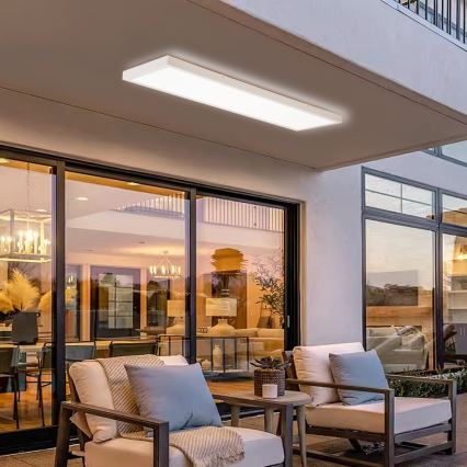 Brilagi - Iluminação de teto de casa de banho LED FRAME LED/40W/230V 120x30 cm IP44 branco