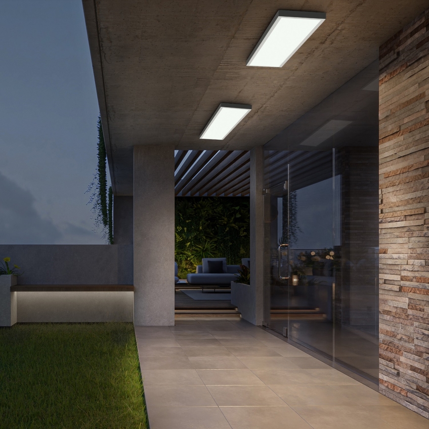 Brilagi - Iluminação de teto de casa de banho LED FRAME LED/50W/230V 120x30 cm IP44 branco