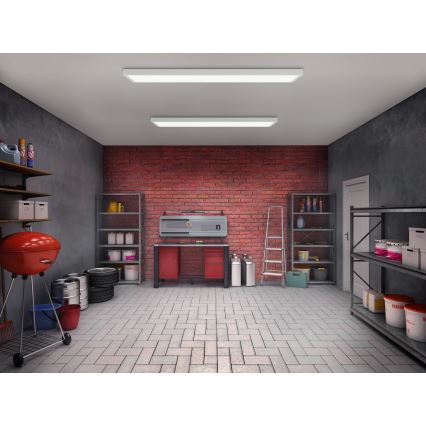 Brilagi - Iluminação de teto de casa de banho LED FRAME LED/50W/230V 120x30 cm IP44 branco