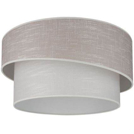 Brilagi - Iluminação de teto DOVER SHINE 1xE27/15W/230V diâmetro 50 cm cinzento/creme
