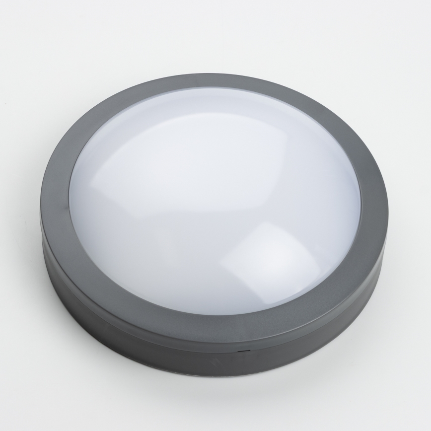 Brilagi - Iluminação de teto exterior LED LED/20W/230V diâmetro 23 cm IP54 antracite