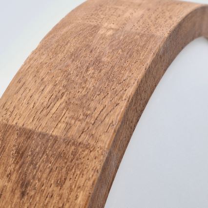 Brilagi - Iluminação de teto LED CARVALHO SLIM 1xE27/60W/230V carvalho cereja diâmetro 27 cm