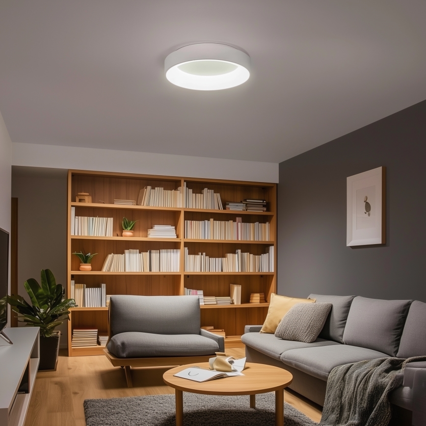 Brilagi - Iluminação de teto LED com regulação FALCON LED/40W/230V 3000-6500K branco + controlo remoto