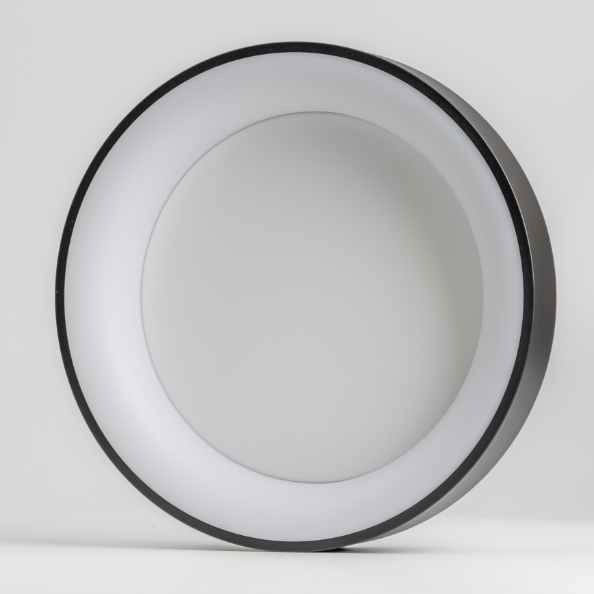 Brilagi - Iluminação de teto LED com regulação FALCON LED/40W/230V 3000-6500K preta + controlo remoto