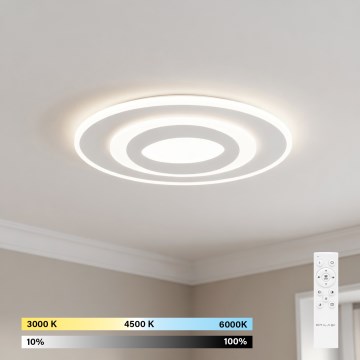 Brilagi - Iluminação de teto LED com regulação MODERN LED/45W/230V 2700-6500K 20x40 cm + comando