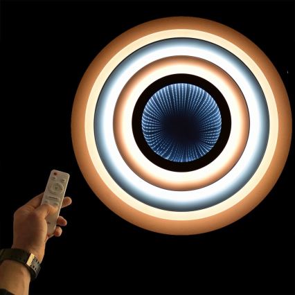 Brilagi - Iluminação de teto LED com regulação MODERN LED/70W/230V 2700-6500K diâmetro 50 cm + comando