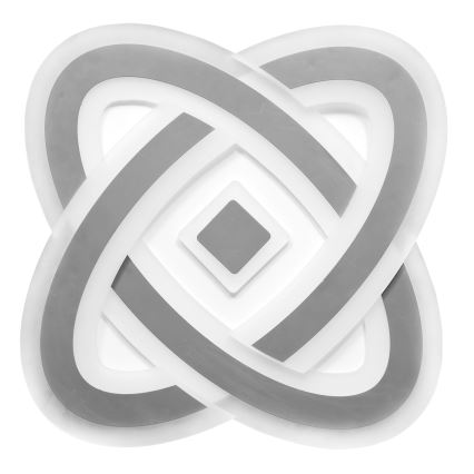 Brilagi - Iluminação de teto LED com regulação MODERN LED/90W/230V 2700-6500K 48x48 cm+ comando