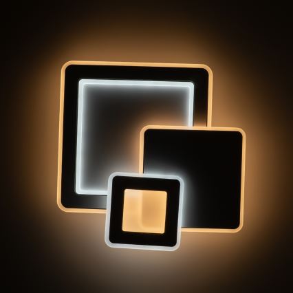 Brilagi - Iluminação de teto LED com regulação MODERN LED/93W/230V 2700-6500K 48,5x48,5 cm + comando