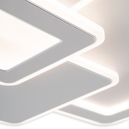 Brilagi - Iluminação de teto LED com regulação MODERN LED/93W/230V 2700-6500K 48,5x48,5 cm + comando