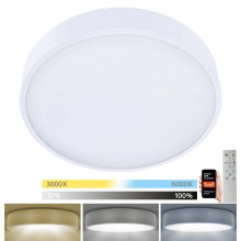 Brilagi - Iluminação de teto LED com regulação POOL SMART LED/48W/230V 40 cm 3000-6000K Wi-Fi Tuya + comando branco