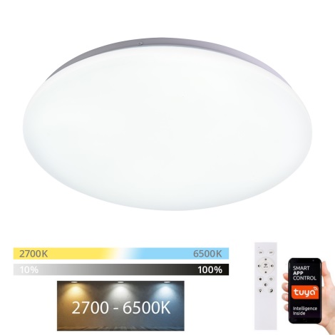 Brilagi - Iluminação de teto LED com regulação SMART LED/24W/230V 2700-6500K Wi-Fi Tuya + controlo remoto