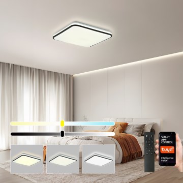 Brilagi - Iluminação de teto LED com regulação SMART LED/28W/230V 3000-6000K 40x40 cm Wi-Fi Tuya + comando