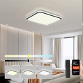 BRILAGI - Iluminação de teto LED com regulação SMART LED/36W/230V 3000-6000K 45x45 cm Wi-Fi Tuya + comando