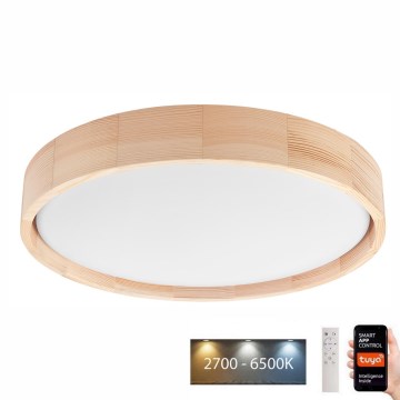 Brilagi - Iluminação de teto LED MANAROLA SMART LED/24W/230V 2700-6500K diâmetro 41 cm Wi-Fi + comando Tuya