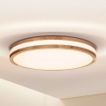 BRILAGI - Iluminação de teto LED MOLINA LED/24W/230V carvalho diâmetro 29 cm