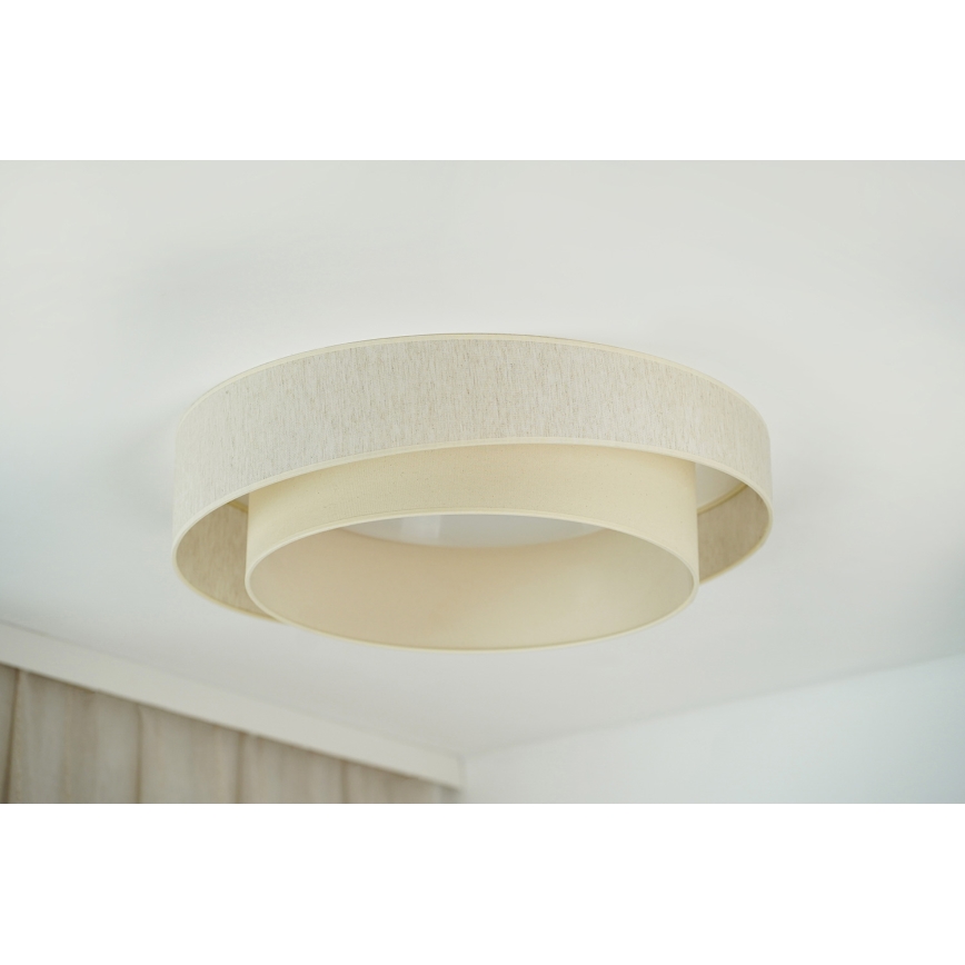 Brilagi - Iluminação de teto LED SHINE LED/26W/230V diâmetro 60 cm creme