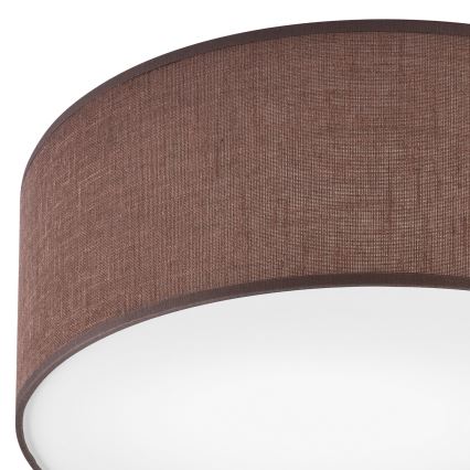 Brilagi - Iluminação de teto LED SIRIJA LED/12W/230V diâmetro 35 cm castanho