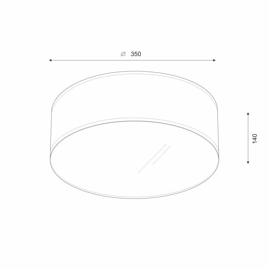 Brilagi - Iluminação de teto LED SIRIJA LED/12W/230V diâmetro 35 cm creme
