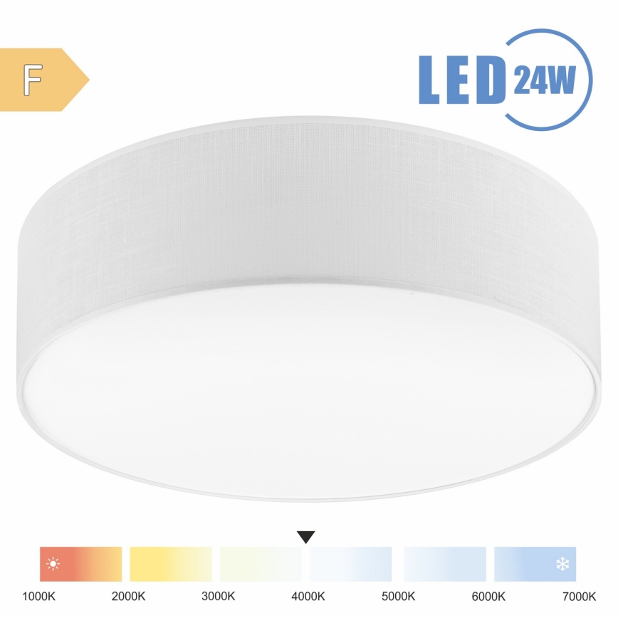 Brilagi - Iluminação de teto LED SIRIJA LED/24W/230V diâmetro 45 cm branco