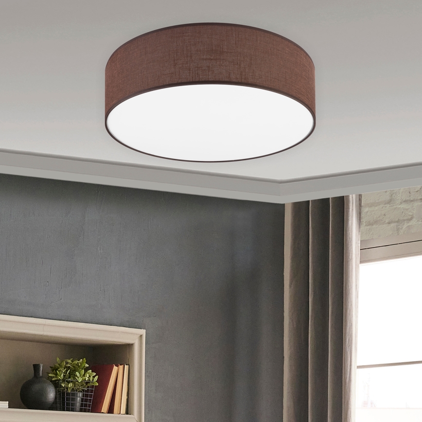 Brilagi - Iluminação de teto LED SIRIJA LED/24W/230V diâmetro 45 cm castanho