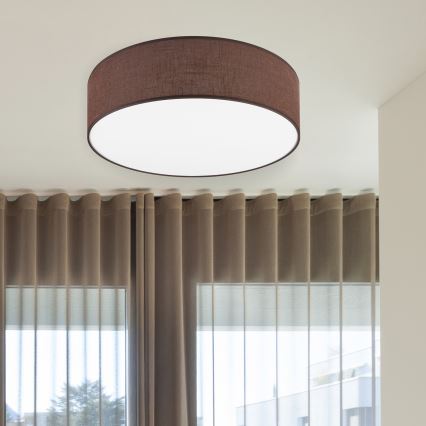 Brilagi - Iluminação de teto LED SIRIJA LED/36W/230V diâmetro 45 cm castanho