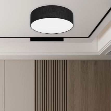 Brilagi - Iluminação de teto LED SIRIJA LED/36W/230V diâmetro 45 cm preto