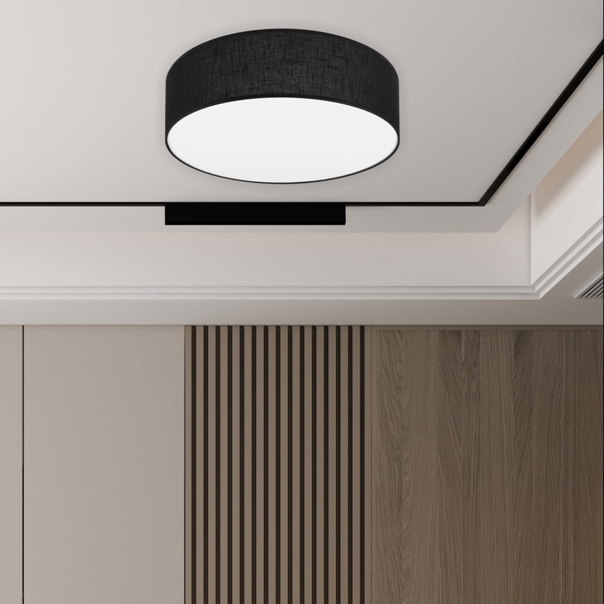 Brilagi - Iluminação de teto LED SIRIJA LED/36W/230V diâmetro 45 cm preto