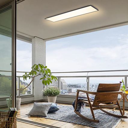 Brilagi - Iluminação de teto LED SLIMFRAME LED/58W/230V 120x30 cm preto