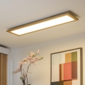 Brilagi - Iluminação de teto LED SLIMFRAME WOOD LED/58W/230V 124x34 cm castanho