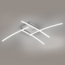 Brilagi - Iluminação de teto LED STRIPES LED/32W/230V prateado