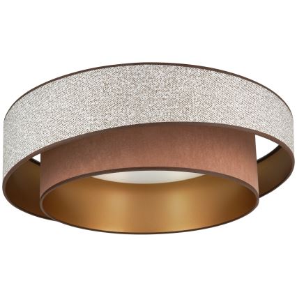 Brilagi - Iluminação de teto LED VEGAS SHINE LED/24W/230V diâmetro 60 cm castanho