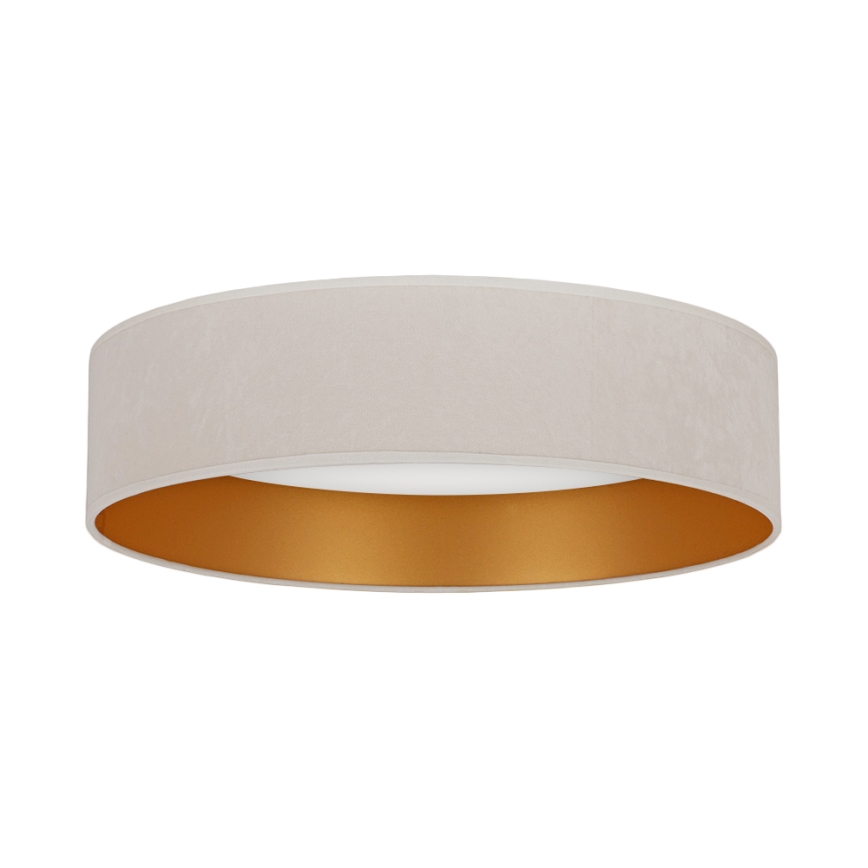 Brilagi - Iluminação de teto LED VELVET LED/12W/230V d. 30 cm 3000K/4000K/6400K cremoso/dourado