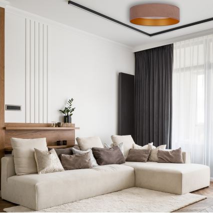 Brilagi - Iluminação de teto LED VELVET LED/12W/230V d. 30 cm 3000K/4000K/6400K bege/dourado