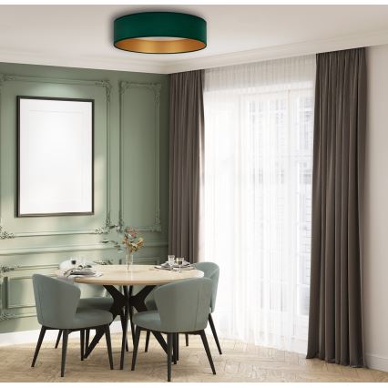 Brilagi - Iluminação de teto LED VELVET LED/12W/230V d. 30 cm 3000K/4000K/6400K verde/dourado