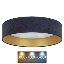 Brilagi - Iluminação de teto LED VELVET STAR LED/24W/230V d. 40 cm 3000K/4000K/6400K azul/dourado