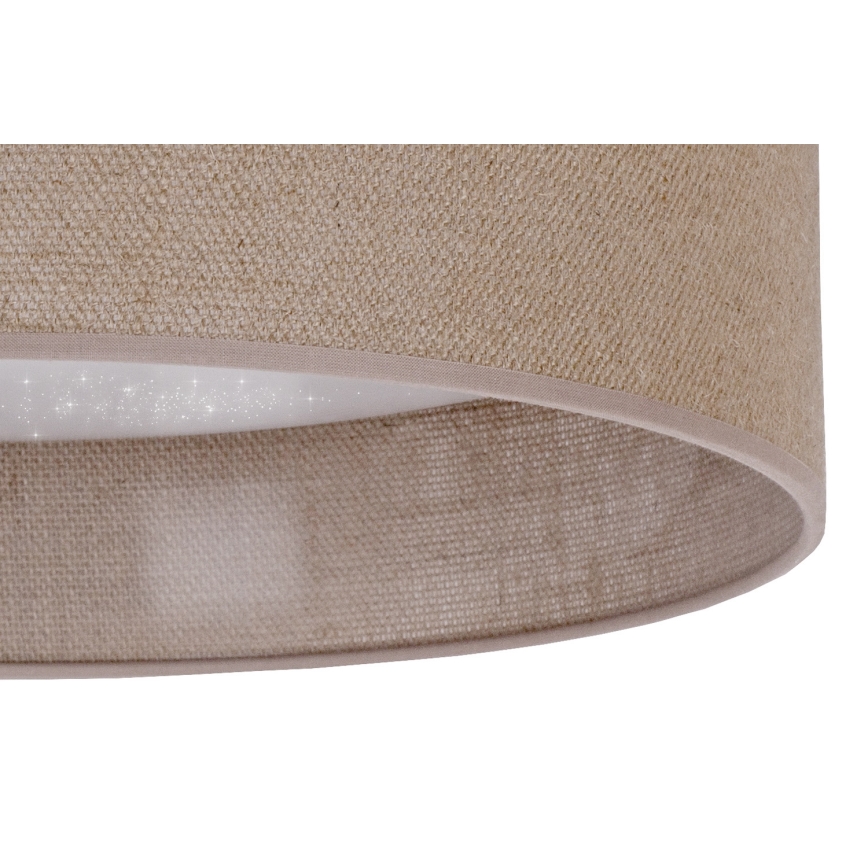 Brilagi - Iluminação de teto LED VELVET STAR LED/24W/230V d. 40 cm 3000K/4000K/6400K castanho