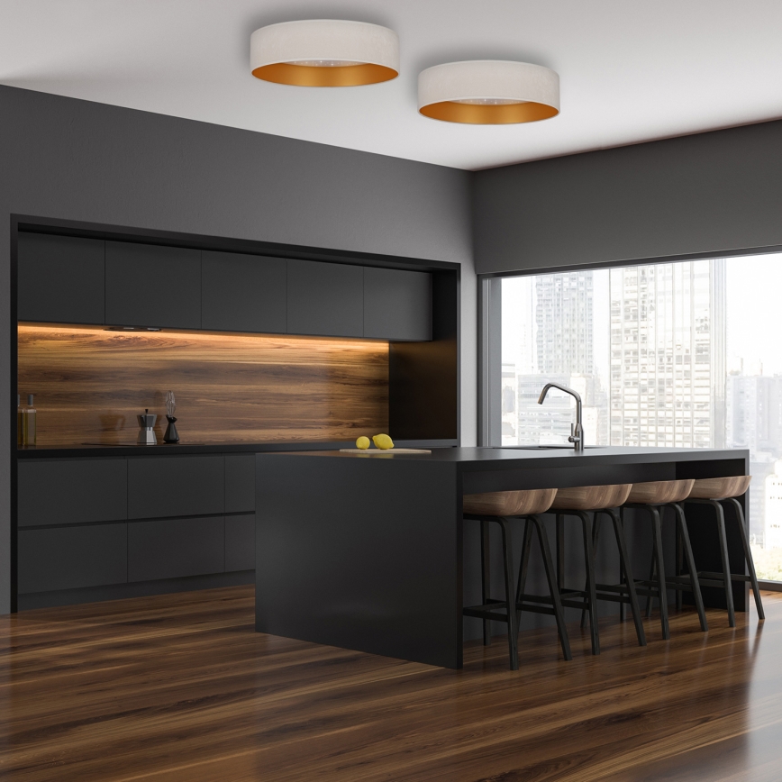 Brilagi - Iluminação de teto LED VELVET STAR LED/24W/230V d. 40 cm 3000K/4000K/6400K creme/dourado