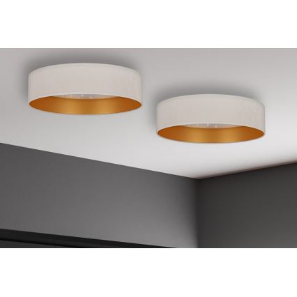 Brilagi - Iluminação de teto LED VELVET STAR LED/24W/230V d. 40 cm 3000K/4000K/6400K creme/dourado