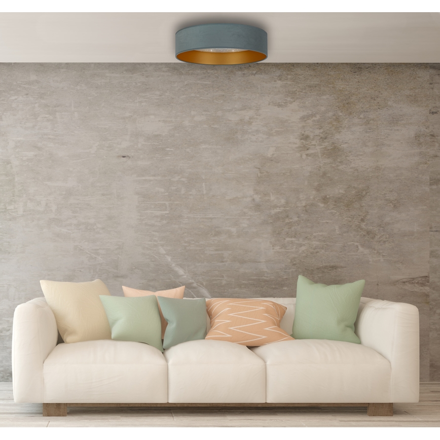 Brilagi - Iluminação de teto LED VELVET STAR LED/24W/230V d. 40 cm 3000K/4000K/6400K menta/dourado