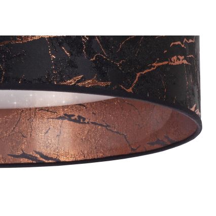 Brilagi - Iluminação de teto LED VELVET STAR LED/24W/230V d. 40 cm 3000K/4000K/6400K preto/cobre