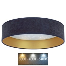 Brilagi - Iluminação de teto LED VELVET STAR LED/36W/230V d. 55 cm 3000K/4000K/6400K azul/dourado