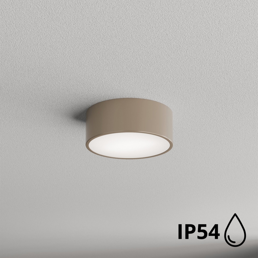 Brilagi - Iluminação de teto para casa de banho CLARE 1xE27/24W/230V diâmetro 20 cm IP54 bege