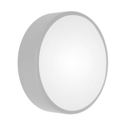 Brilagi - Iluminação de teto para casa de banho CLARE 2xE27/24W/230V diâmetro 30 cm IP54 cinzento