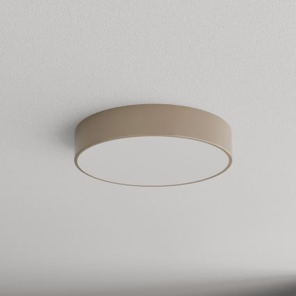Brilagi - Iluminação de teto para casa de banho CLARE 3xE27/24W/230V diâmetro 40 cm IP54 bege
