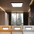 Brilagi - Iluminação de teto para casa de banho LED FRAME LED/50W/230V 3000/4000/6000K IP44 preto