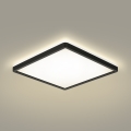 Brilagi - Iluminação de teto para casa de banho LED ULTRA SLIM LED/24W/230V 42x42 cm preto IP54