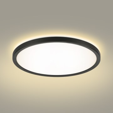 Brilagi - Iluminação de teto para casa de banho LED ULTRA SLIM LED/24W/230V diâmetro 42 cm preto IP54