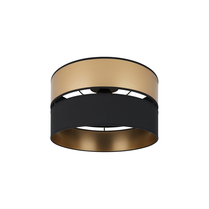 Brilagi - Iluminação de teto ROYAL 1xE27/15W/230V diâmetro 40 cm preto/dourado