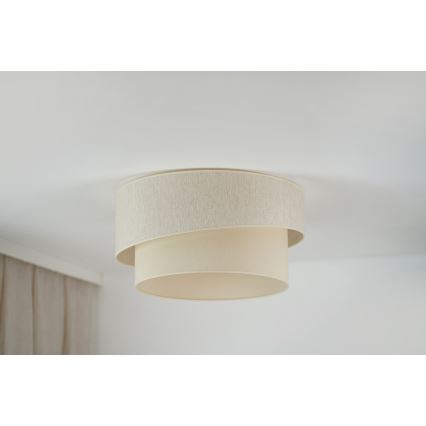 Brilagi - Iluminação de teto SHINE 1xE27/15W/230V diâmetro 50 cm creme